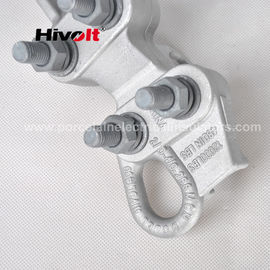 Van de de Lijnhardware van de aluminiumtransmissie de Hotlineklem met Gegalvaniseerde Staalbout en Noot