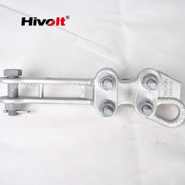 Van de de Lijnhardware van de aluminiumtransmissie de Hotlineklem met Gegalvaniseerde Staalbout en Noot