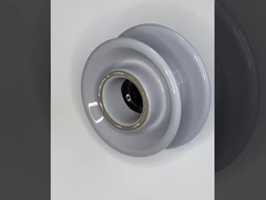 ANSI-standaard 56-2 Porseleinen pin-isolator 33kv met halfgeleidende glazuur